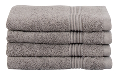 Økologisk gæstehåndklæde - 40x60 cm - 100% GOTS-certificeret bomuld - Gråt gæstehåndklæde fra Premium By Borg