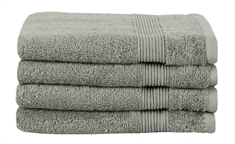 Økologisk gæstehåndklæde - 40x60 cm - 100% GOTS-certificeret bomuld - Grønt gæstehåndklæde fra Premium By Borg