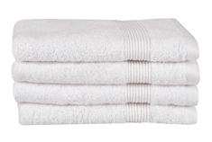 Økologisk gæstehåndklæde - 40x60 cm - 100% GOTS-certificeret bomuld - Hvidt gæstehåndklæde fra Premium By Borg