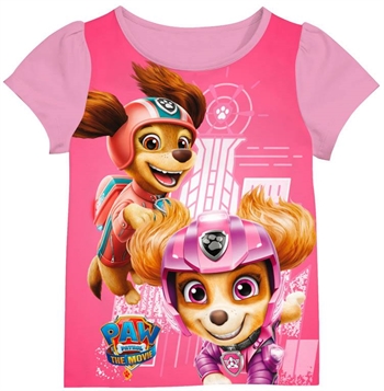 Paw Patrol T-shirt - Str. 134-140 - Skye - 100% Bomuld